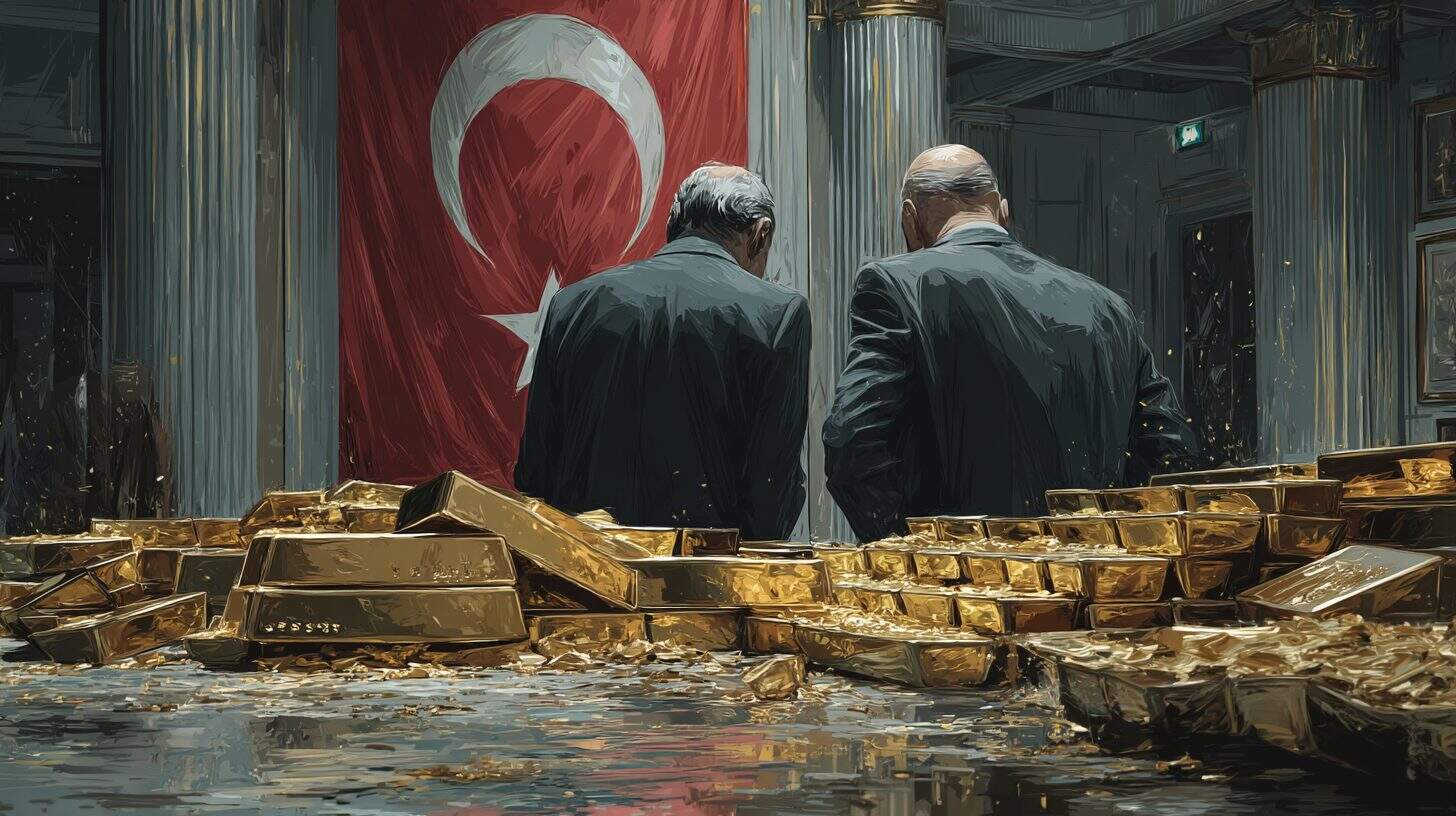 Entwicklung der Goldreserven der Türkei seit 2010