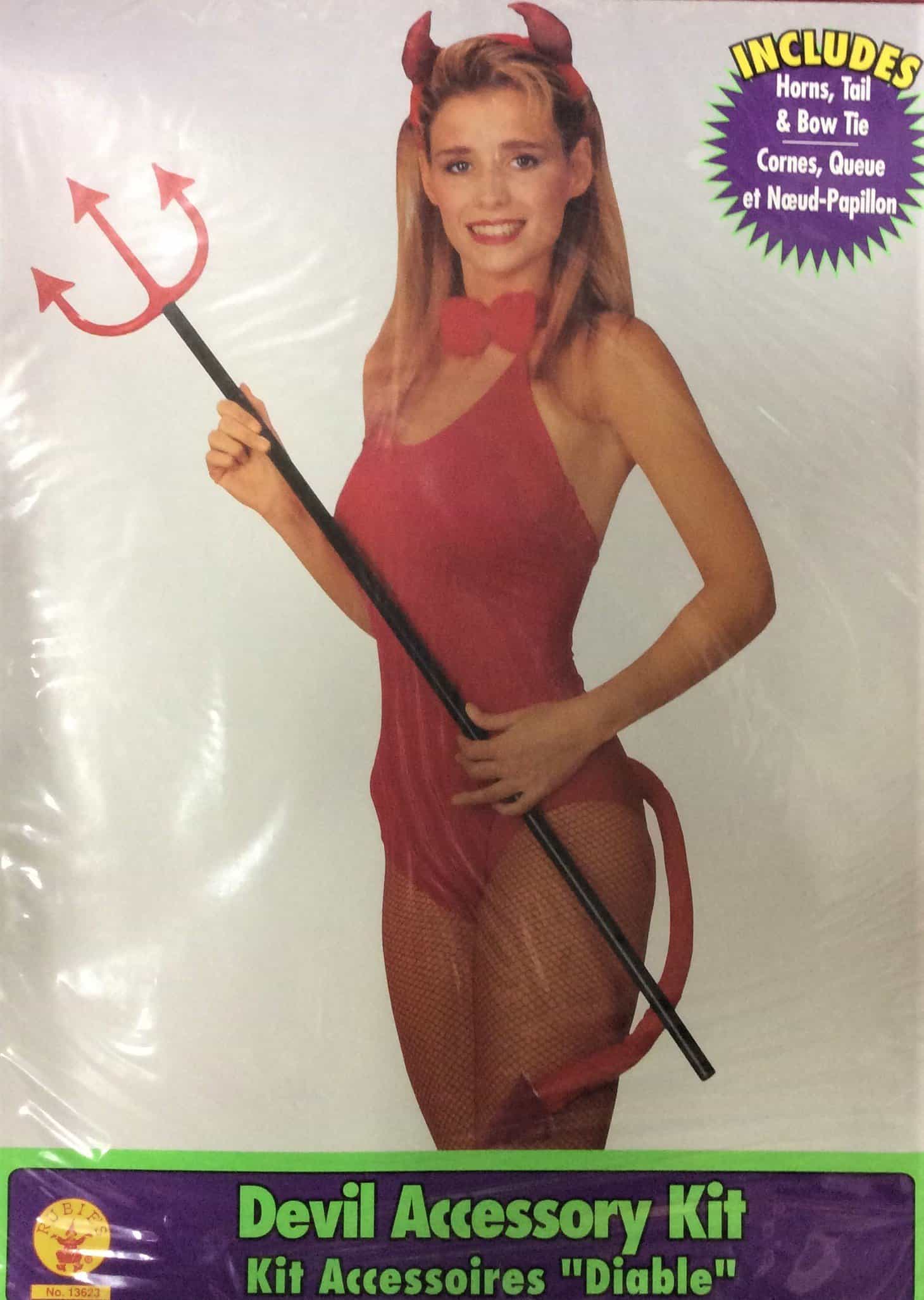 Devil Accessory Kit For Adults, Halloween Costumes & Accessories.