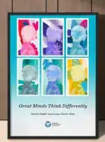 FREE Great Minds Think Differently Poster