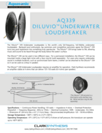 Electro voice underwater store speaker