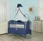 Lit parapluie cododo pliable avec moustiquaire, bébé en sécurité, confort, transport facile.