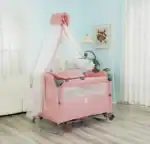 Lit parapluie cododo pliable avec moustiquaire, bébé en sécurité, confort, transport facile.