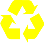recycling-symbool-icon-geel