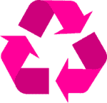 recycling-symbool-icon-twee-tinten-magenta