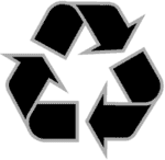 recycling-symbool-icon-omlijnd-zwart