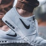 pair of white and black nike air max 90