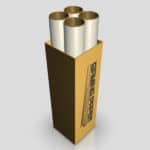 Gaming Paper Original Tan 1" Hex Roll 4-pack