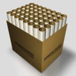 Gaming Paper Original Tan 1" Hex Roll Case (48)