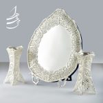 آینه و شمعدان ملیله کاری