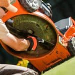 Checking Lawn Mower Blades