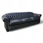 zwarte chesterfield nottingham chesterfield vier persoons bank