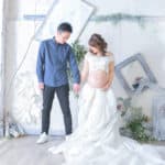 マタニティフォト　ドレス