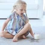 spilt milk on carpet