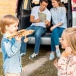 travelling with kids in the car