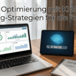 Futuristisches Dashboard zur SEO Optimierung mit KI, das Analysedaten und Rankings für Content Creator 2026 visualisiert.