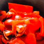 Mediterranean vegetables in a balsamic tomato sauce