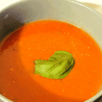Tomato and basil soup