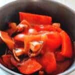 Mediterranean vegetables in a balsamic tomato sauce