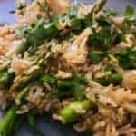Asparagus pilaf