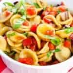 Bruschetta pasta salad