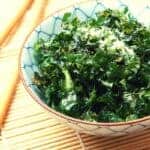 Crispy kale as crispy seaweed