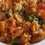 mixed meat paella