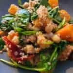 Plum quinoa salad