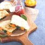 Sweet potato quesadilla