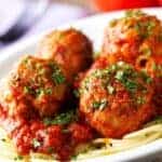 Spaghetti and meatballs