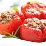 Stuffed peppers with quinoa