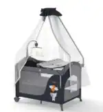 Lit parapluie cododo pliable avec moustiquaire, bébé en sécurité, confort, transport facile.