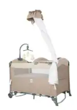 Lit parapluie cododo pliable avec moustiquaire, bébé en sécurité, confort, transport facile.