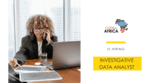 Investigative Data Analyst with Code for Africa