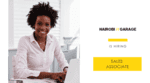 We are Hiring // Sales Associate with Nairobi Garage
