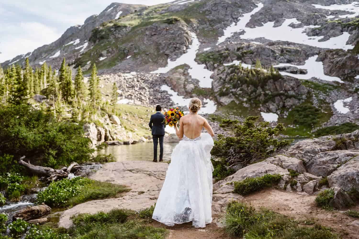 Sample Elopement Timeline Bride and Groom