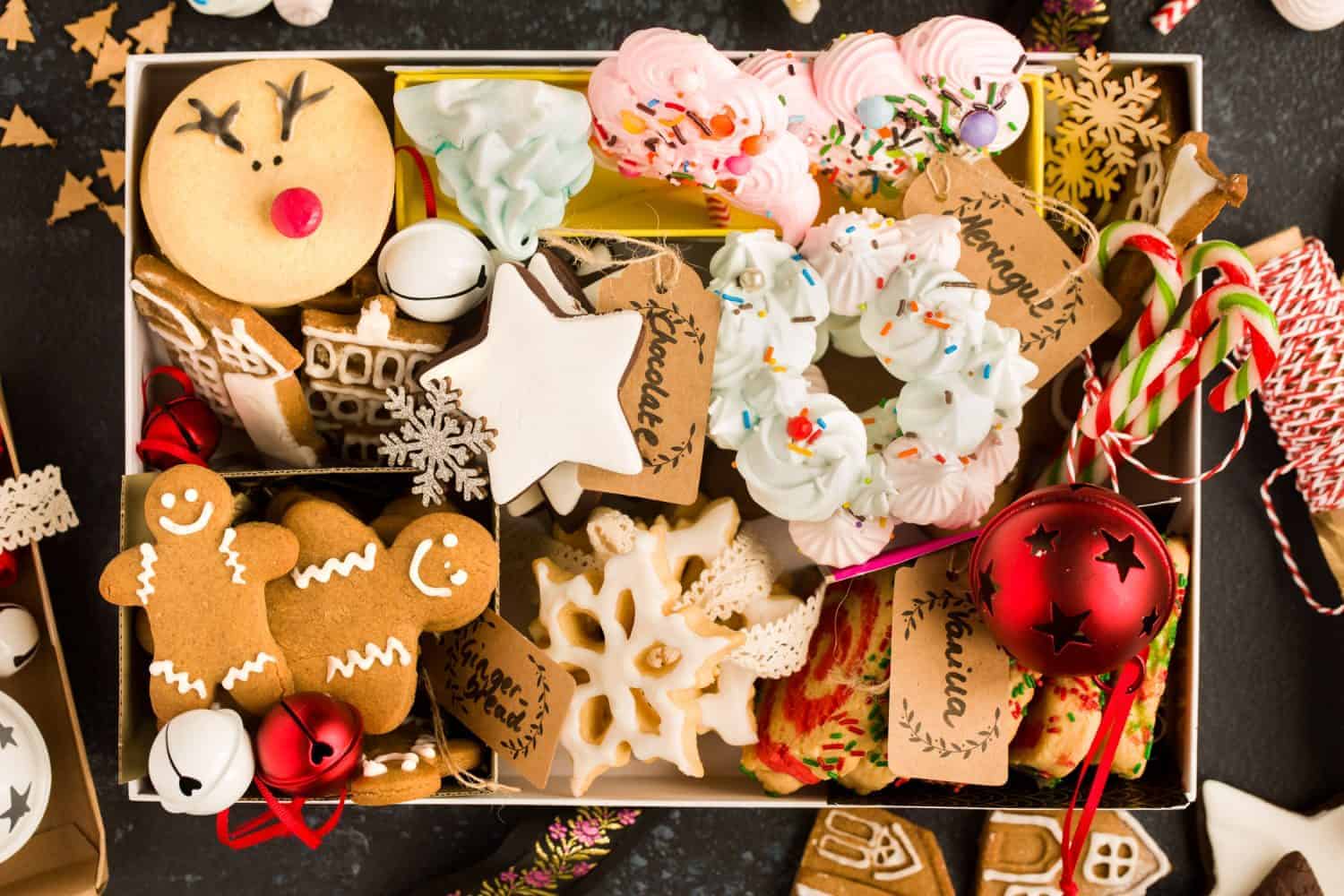 Cookie christmas gift boxes clearance