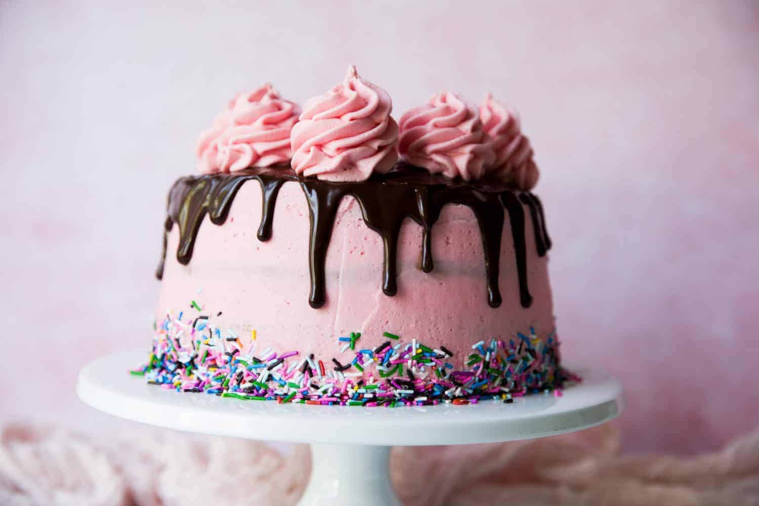 How To Make A Strawberry Drip Cake Amy Treasure How To Make A Strawberry Drip Cake Amy Treasure