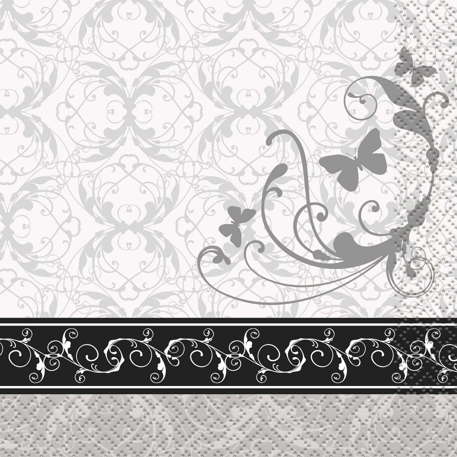 Victorian Wedding Beverage Napkins