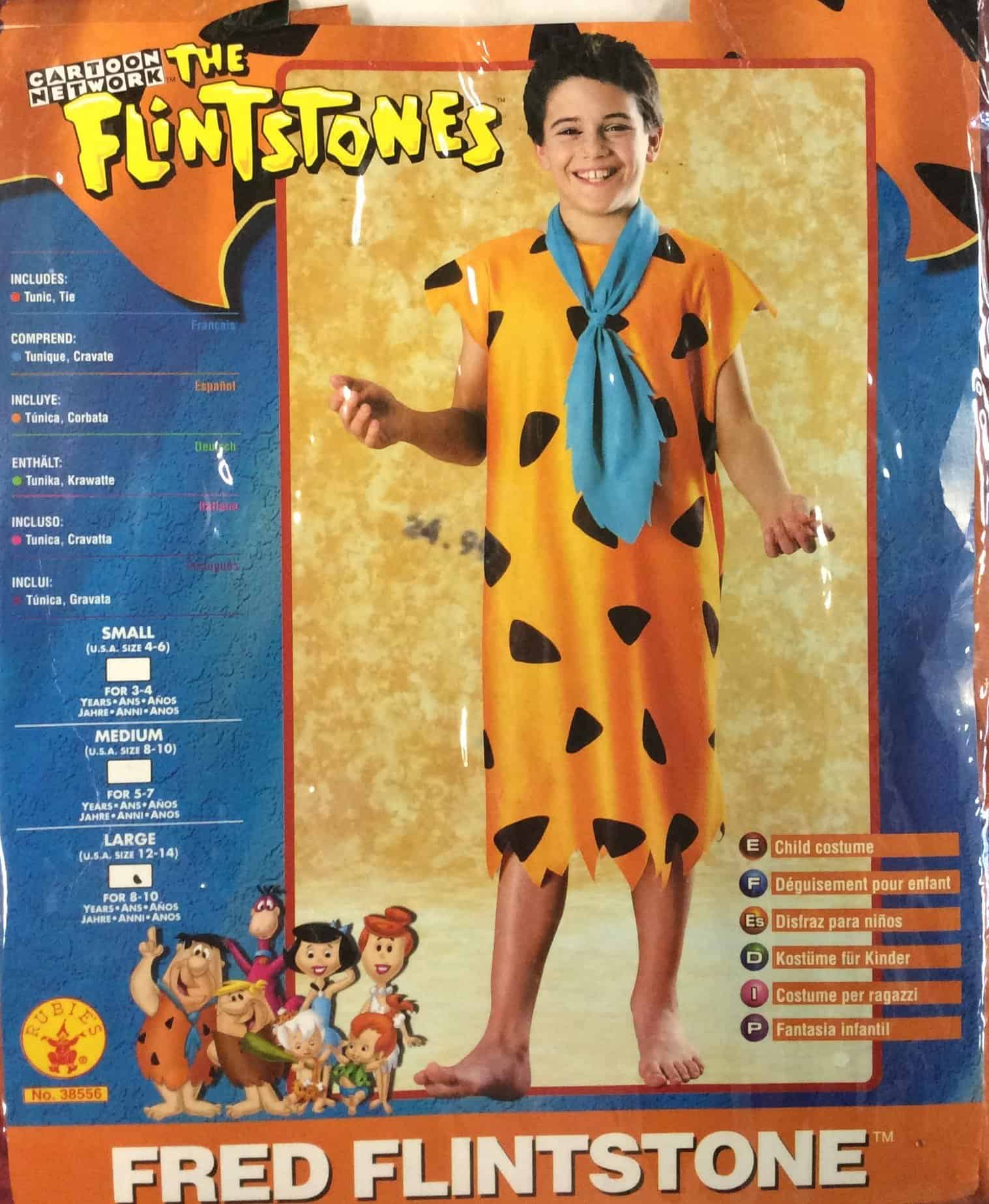 Fred Flintstone Child Costume For Halloween