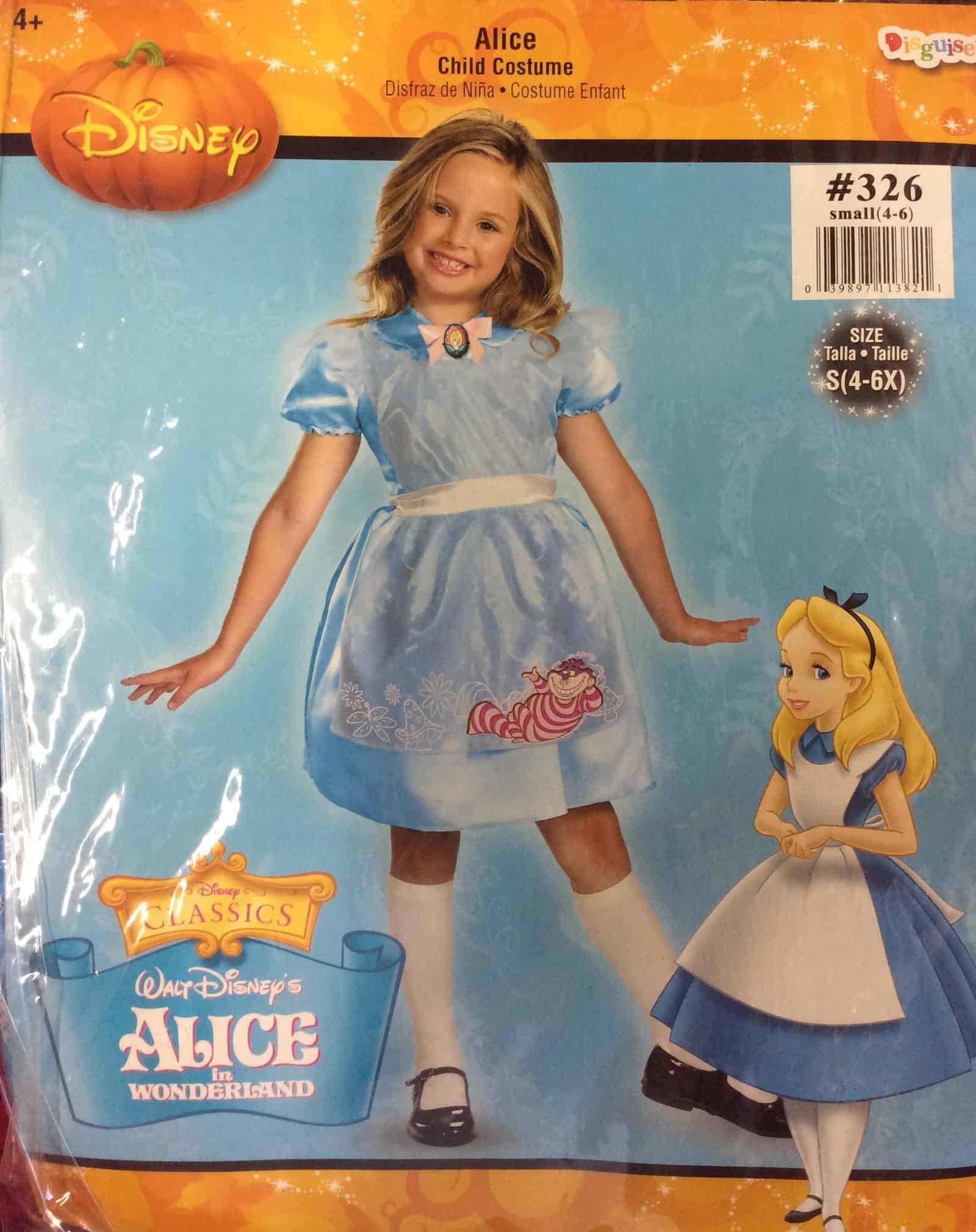 Alice In The Wonderland Costume For Kids