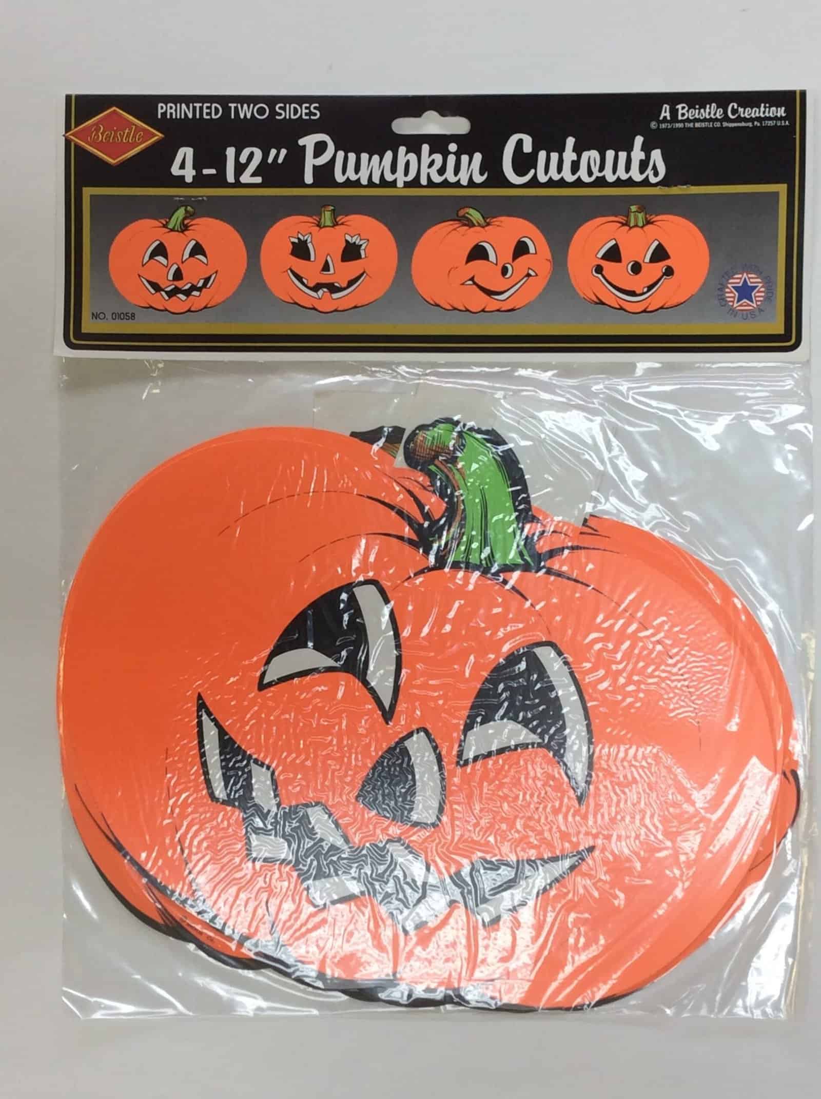 4-12" Pumpkin Cutouts