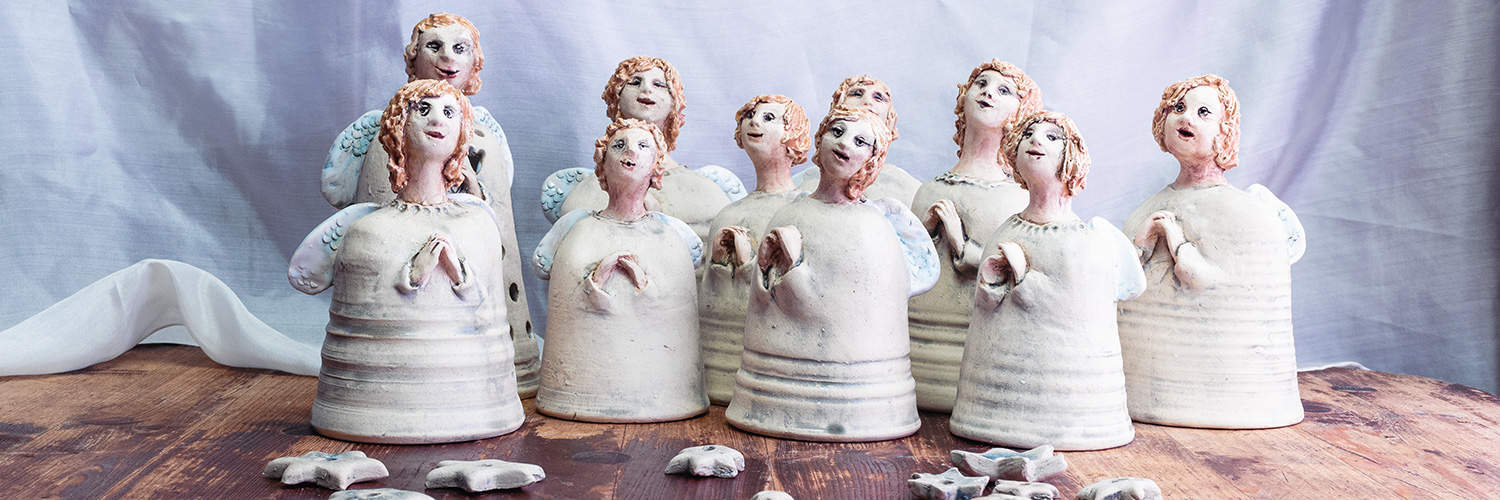 keramičtí andělé