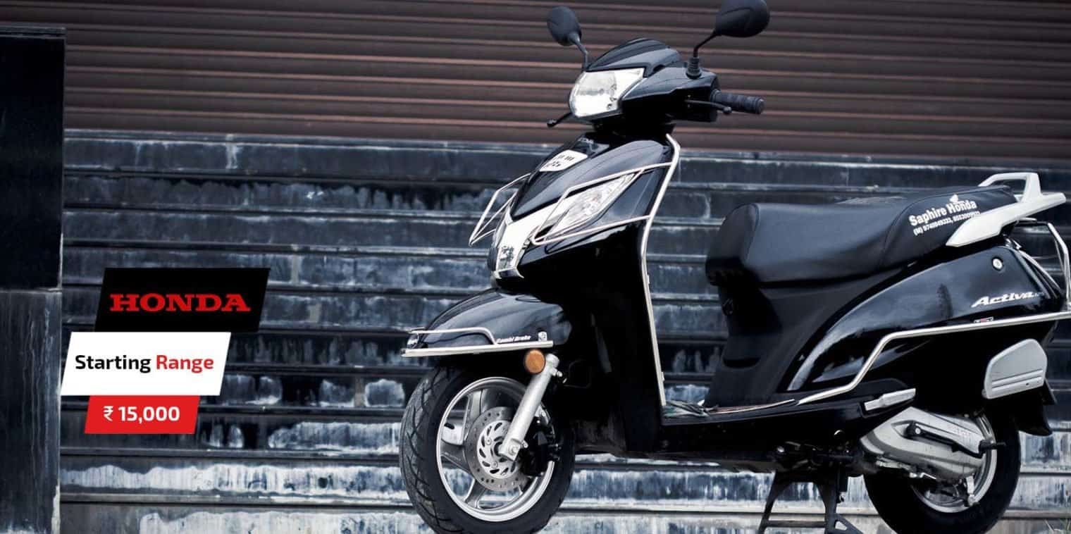 Second hand bike honda activa deals