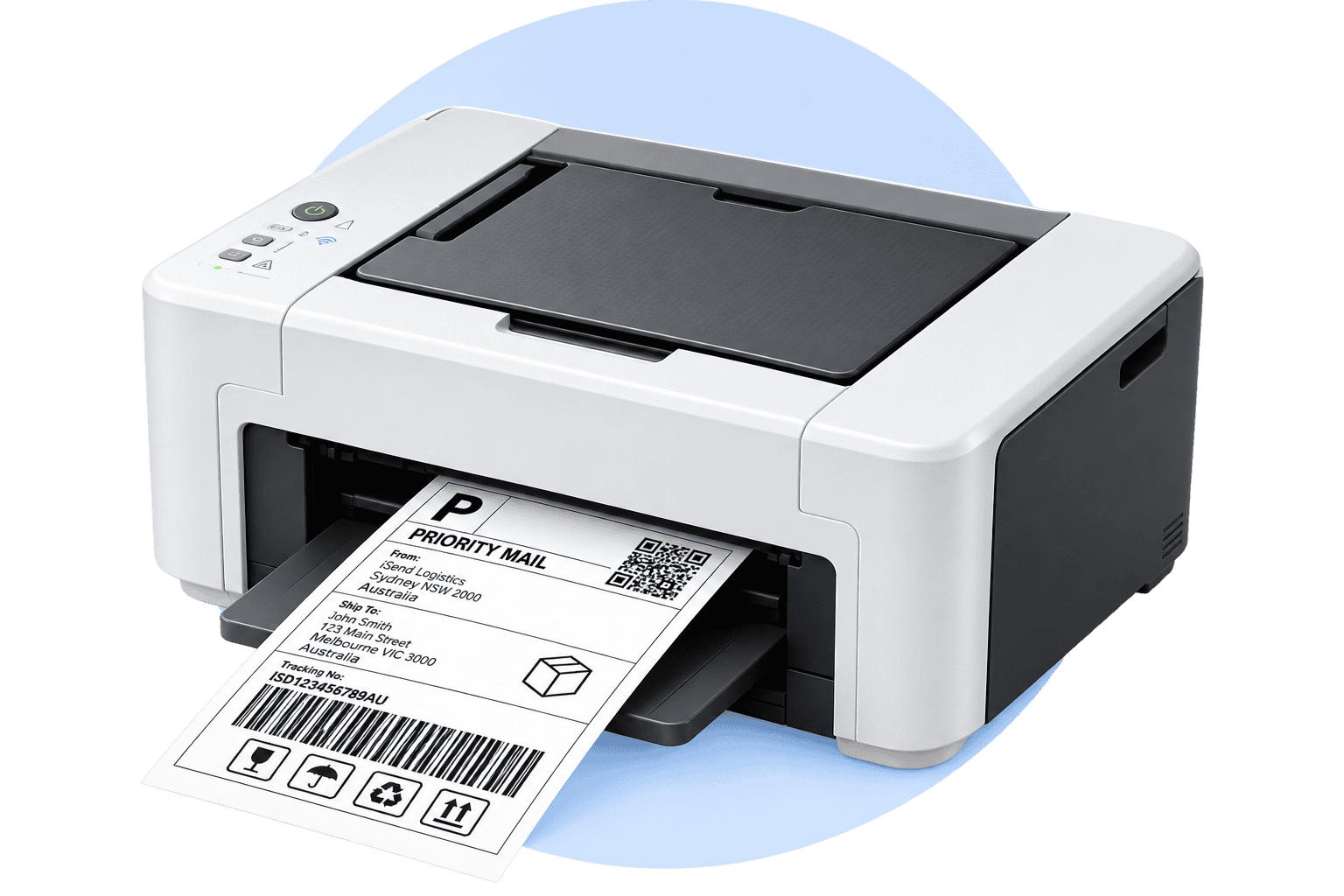 Standard inkjet or laser printers
