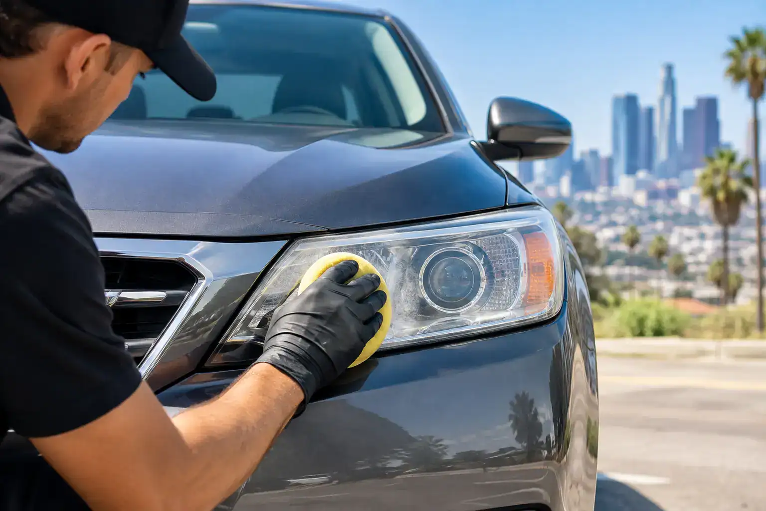 Same Day Headlight Restoration in Los Angeles