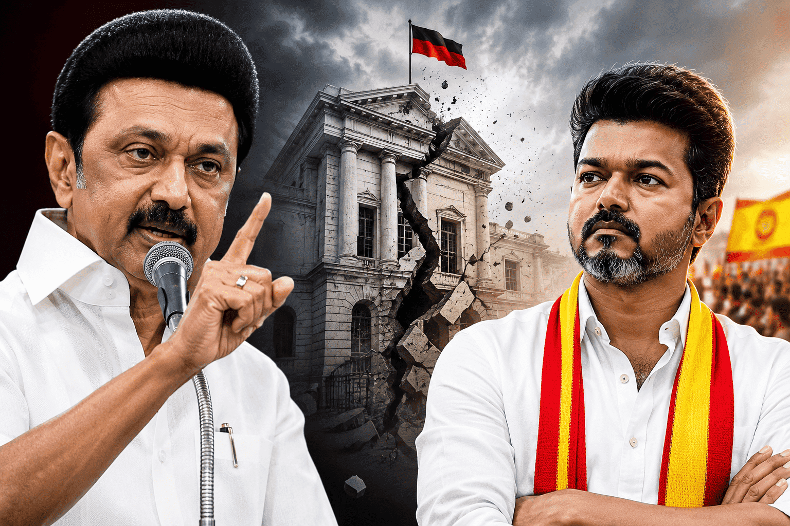 MK Stalin Comments on Vijay: విజయ్ ప్రభుత్వం ఎప్పుడైనా కూలిపోవచ్చు.. ఎంకే స్టాలిన్