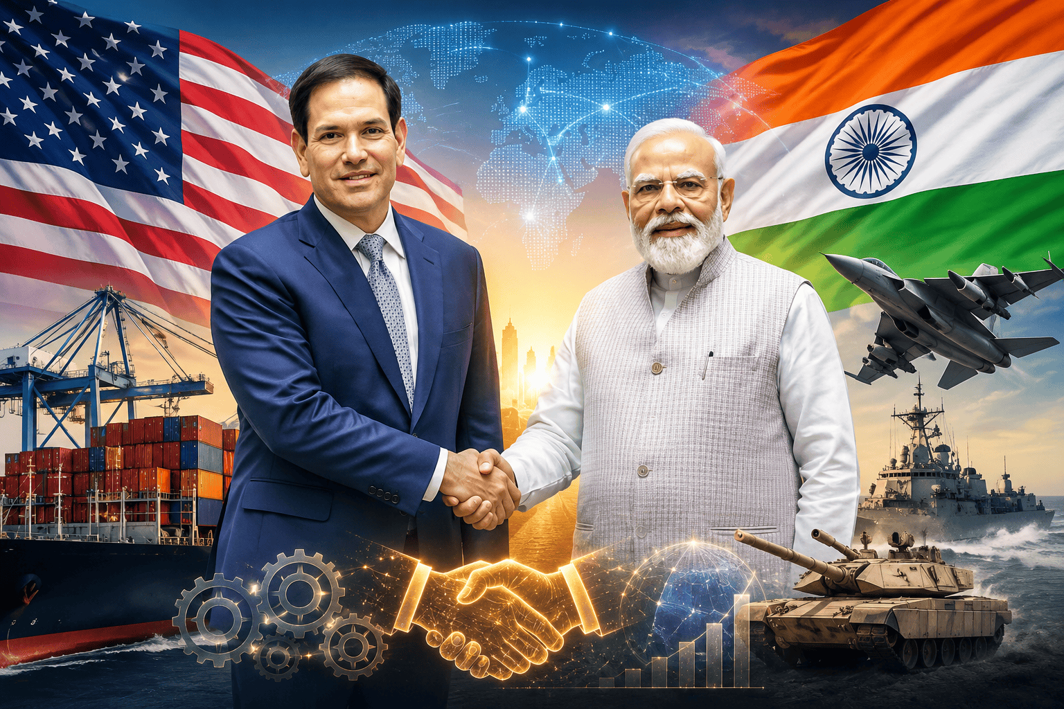 భారత్-అమెరికా కొత్త మైత్రి: వాణిజ్య, రక్షణ రంగాల్లో సరికొత్త అధ్యాయం!
