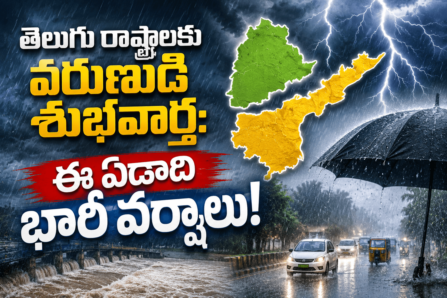 తెలుగు రాష్ట్రాలకు వరణుడి శుభవార్త: ఈ ఏడాది భారీ వర్షాలు!