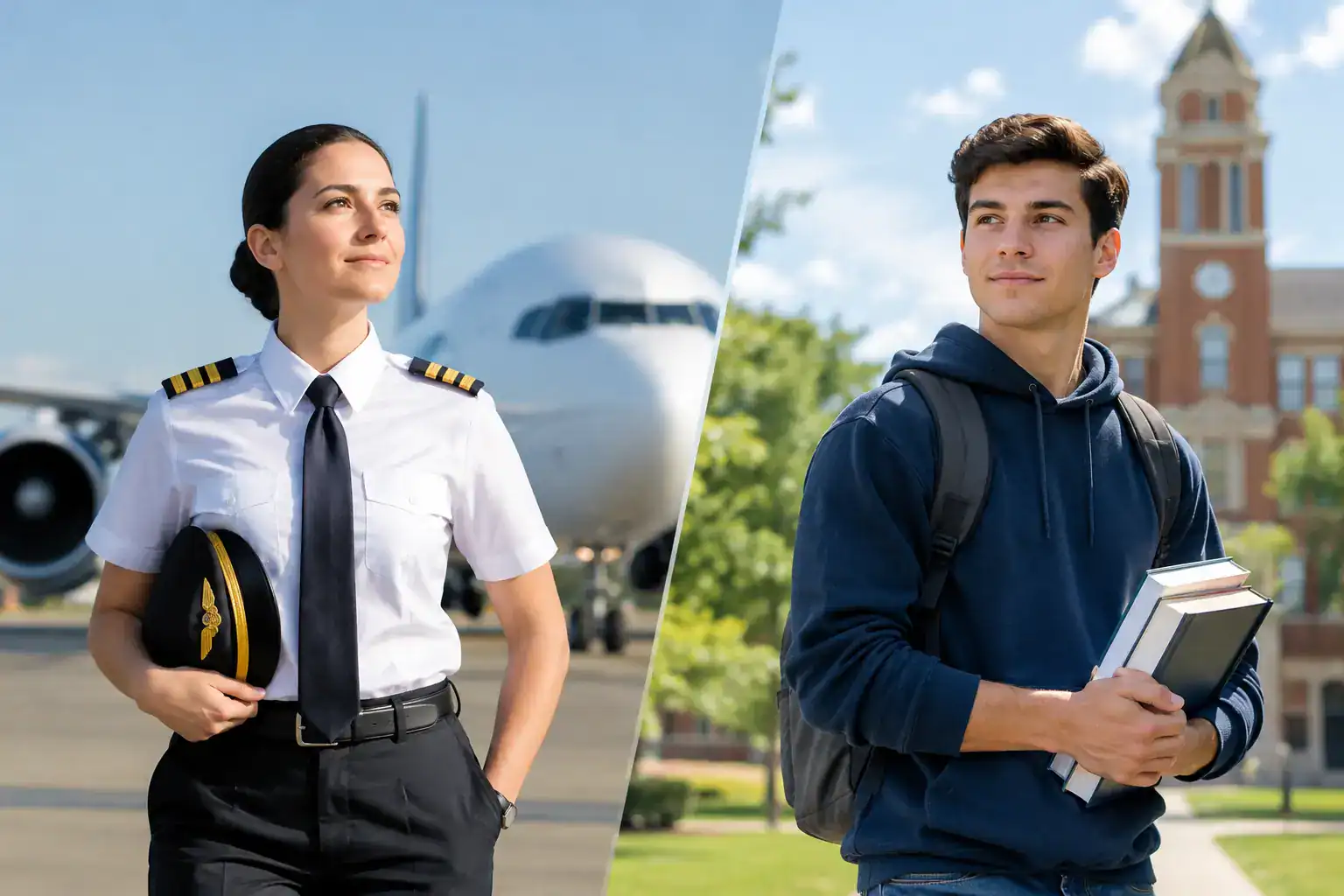 Airline Academy Versus College Aviation Choices
