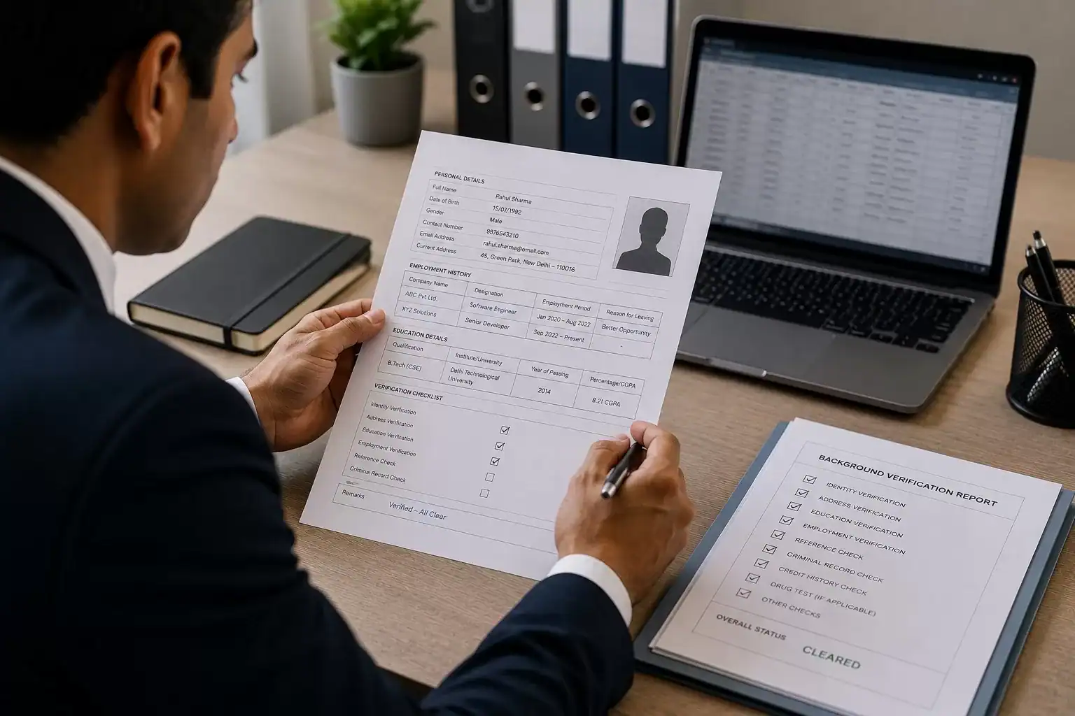 Employee background verification